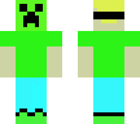 me with a creeper mask