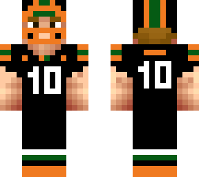 miami football uniform (black color rush)