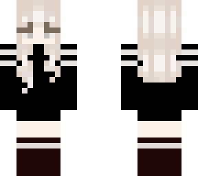 minecraft girl blonde hair (hair base made by pluvvi0)