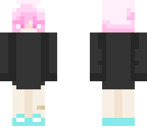 pink hair girl