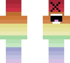 rainbow person laughing xd
