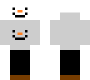 snowman with a snowman hoodie