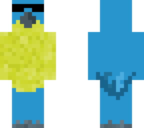 bird with sunglasses