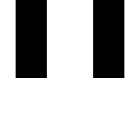 black and white
