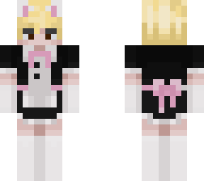 blond maid boy
