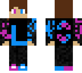 blue and pink boy