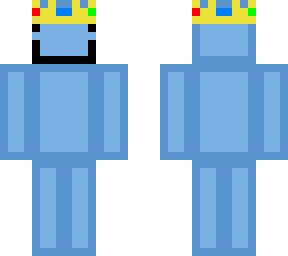 blue king my skin
