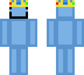blue king my skin