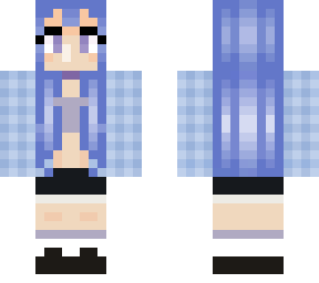 blue plaid