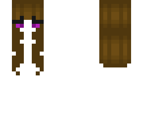female brown hair base with purple eyes