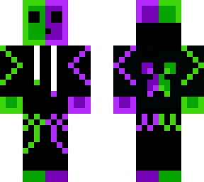 green purple slime