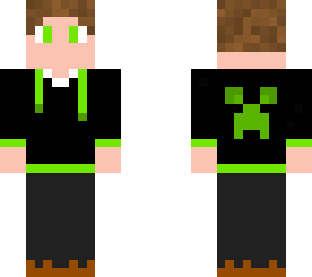 green sweatshirt man