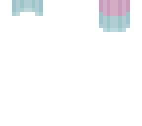 light blue and pink beanie. (template)