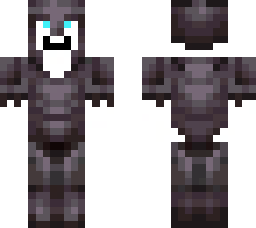 netherite armour with face