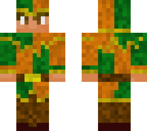 orange and green jester