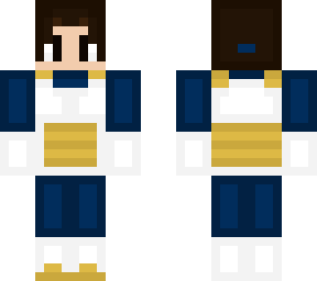 saiyan armor with ponytail