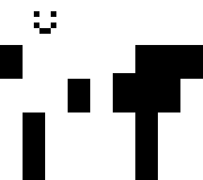 black & white - smiley