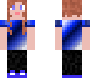 blue girl