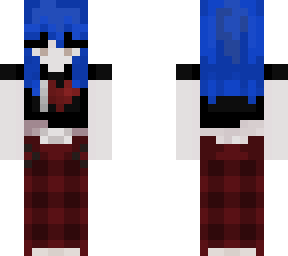 blue hair