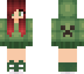 creeper hoodie girl