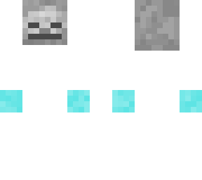 living skeleton head
