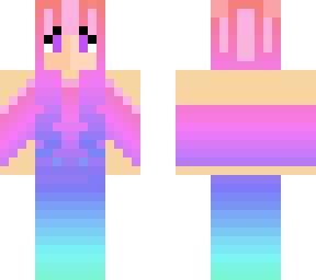 my first gradient coloured skin