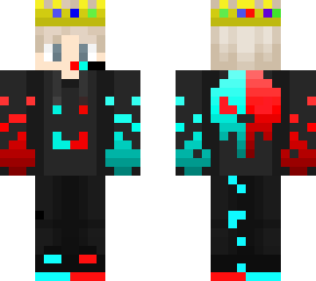 my original skin with technoblade crown