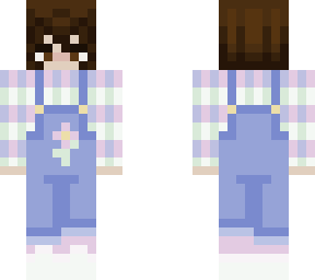 pastel dungarees