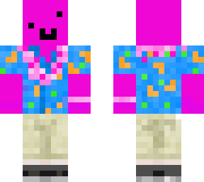 pink hawaii guy