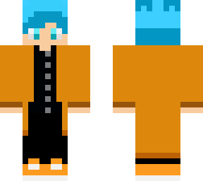 cool boy with light blue hair