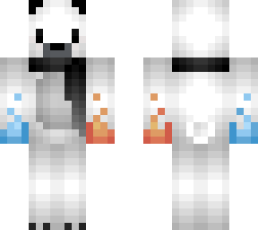 fire and water bear white