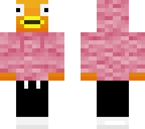 fischstick with pink hoodie
