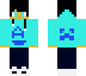light blue hoodie
