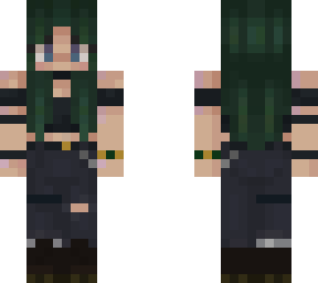 my green haired huntress