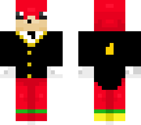 red ugandan knuckles in suit