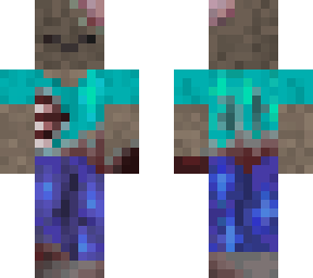 zombie cow man