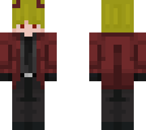 blond demon suit male