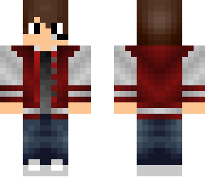 boi in red jacket