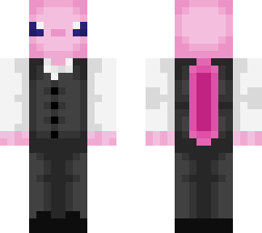 pink axo in suit