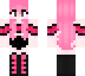 pink hair girl