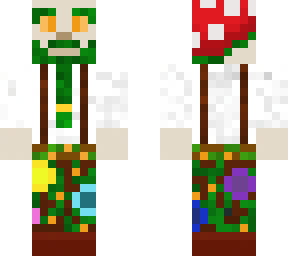 the mushroom gnome is now facing forward (and has a nose!)