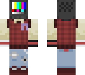 tv head guy // red rabbits