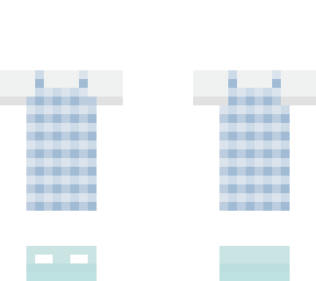 ardenus - blue plaid girl dress with heels - ob female