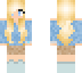 blue girl