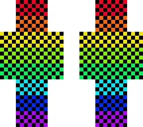 checkered rainbow