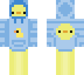 duck blue hoddie
