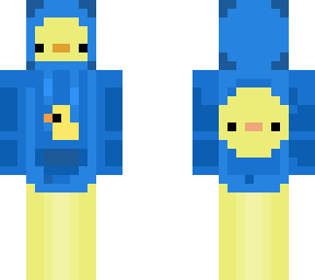 duck in a hoodie