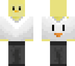 duck in white shirt