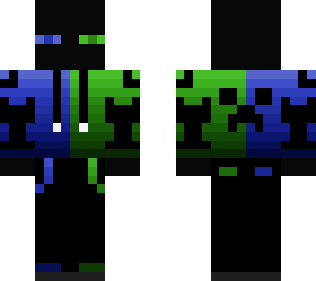 green and blue