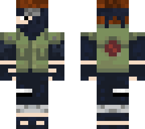 kakashi con el pelo marron / kakashi with brown hair